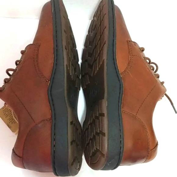 BORN BROWN LEATHER LACE UP LOAFERS NWT SIZE 8 - Picture 13 of 16